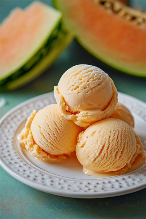 melon ice cream recipe creamy refreshing summer treat