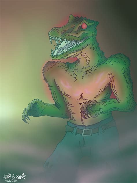 Alligator Man by KingKevzilla on Newgrounds