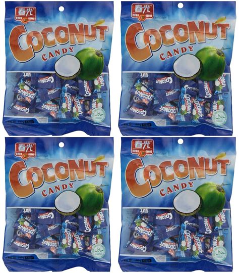 Amazon.com : Chun Guang Coconut Hard Candy, 5.6 oz, Pack of 4 with FREE