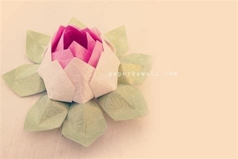 Origami Lotus Flower Instructions Printable | Best Flower Site