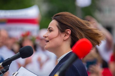 Meet Belarus's exiled leader Sviatlana Tsikhanouskaya
