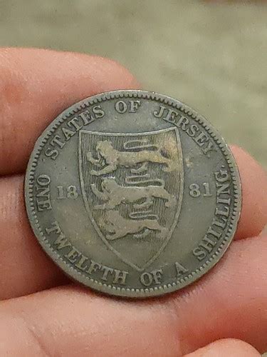 jersey  twelfth   shilling  queen victoria coin kayihan