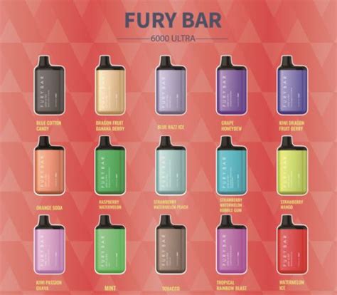 fury bar ultra  elf disposable vape  flavors ez puff