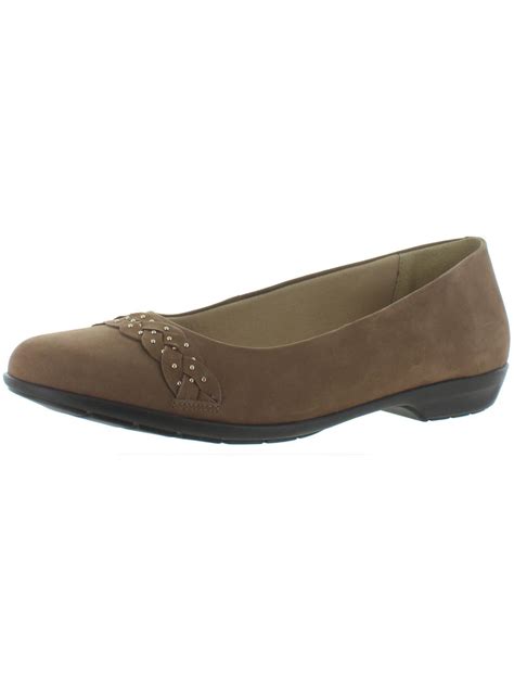 Buy Walking Cradles Francesca Leather Slip On Ballet Flats - Brown At