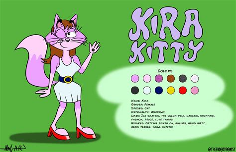 Kira Kitty (Reference Sheet) by TheEnderToonist on Newgrounds