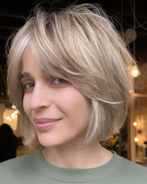 Feathered Bob Haircut