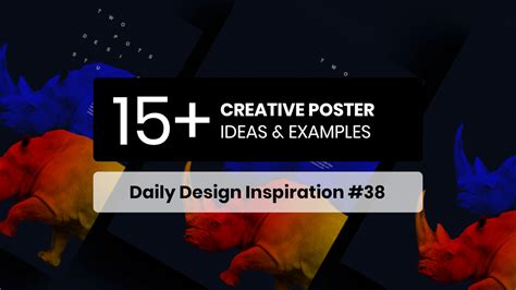 15+ New Creative Poster Ideas, Examples & Templates - Daily Design ...