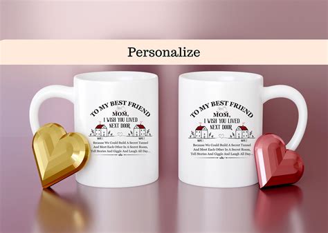 To My Best Friend Mom Mug,customizable Mug,11 Oz White Mug,mother