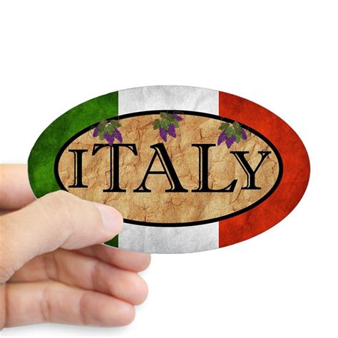 CafePress - Italian Flag Sticker - Sticker (Oval) - Walmart.com - Walmart.com