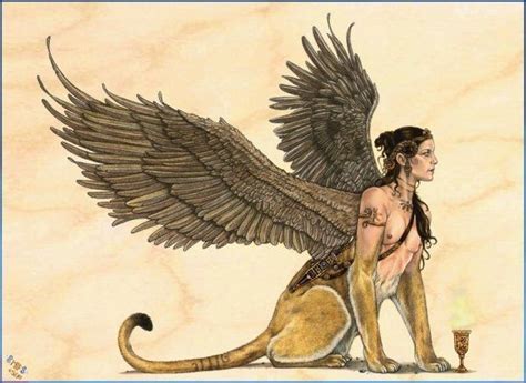 Sphinx | Mythological creatures, Greek mythological creatures, Mythical ...