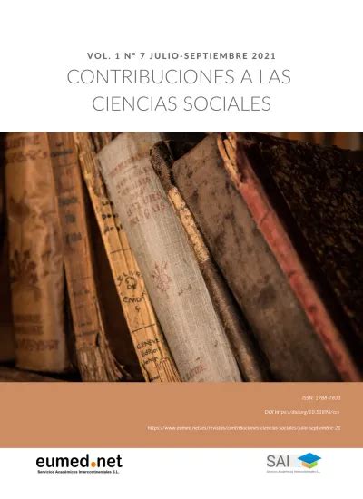 Contribuciones A Las Ciencias Sociales - CONTRIBUCIONES A LAS CIENCIAS SOCIALES