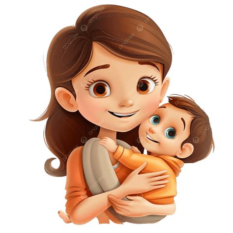 Mother And Baby Love Clipart