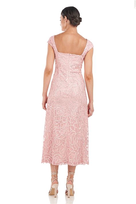 Kiara A-Line Tea Length Dress – JS Collections