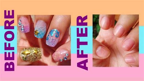how to remove acrylic nails at home without tools