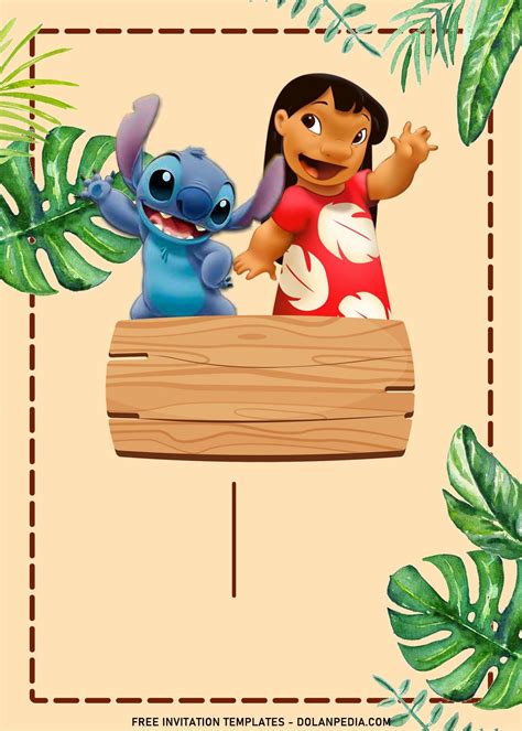 11+ Custom Lilo & Stitch Hawaiian Hula Birthday Invitation Templates