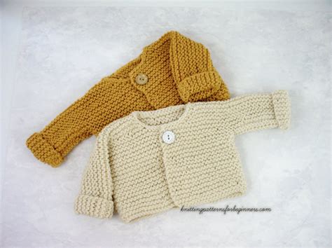 Knitting Pattern Baby Sweater Easy Baby Cardigan Knitting - Etsy