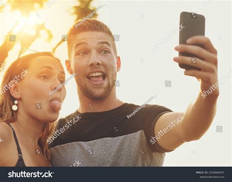 Putting On Their Silly Selfie Faces Stock Photo 2226446297 | Shutterstock