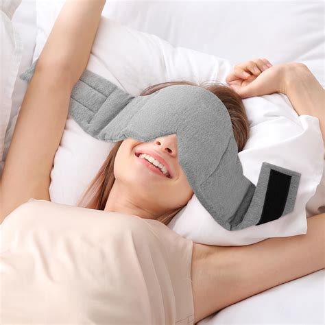 Amazon.com: FRESHME Weighted Eye Mask for Sleeping - Gray Blackout (0