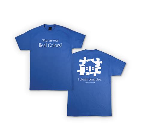 Real Colors T-shirt – I Cherish Being Blue - Real Colors