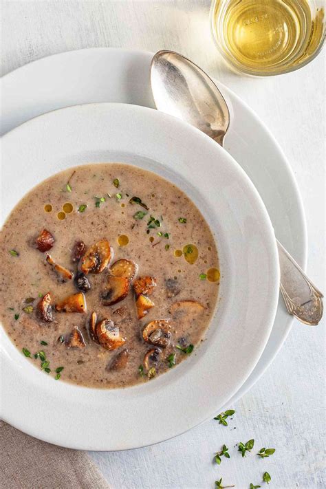 Creamy Mushroom Chestnut Soup Recipe