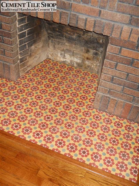 fireplace hearth - Cement Tile Shop Blog