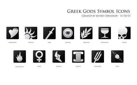 Greek Gods Symbol Icons by JeffreyDavidson23 on DeviantArt