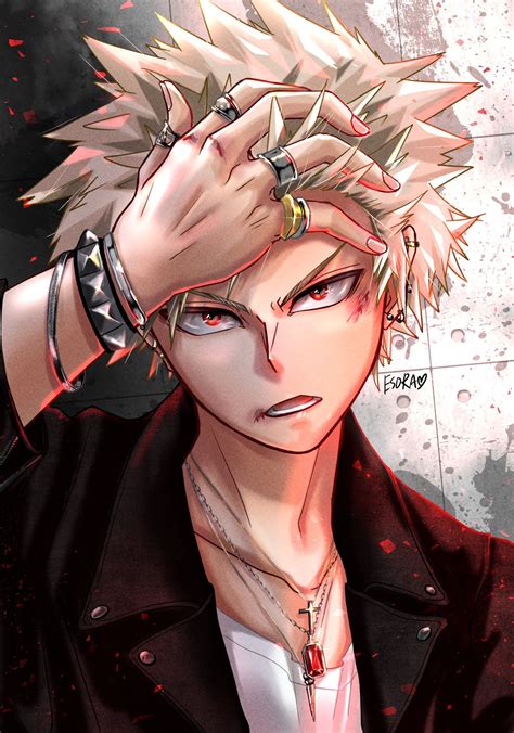 エソラ on Twitter | Bakugo katsuki fanart cute, Boku no hero academia