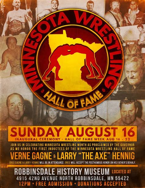 Verne Gagne and Larry Hennig inducted to the Minnesota Wrestling Hall ...