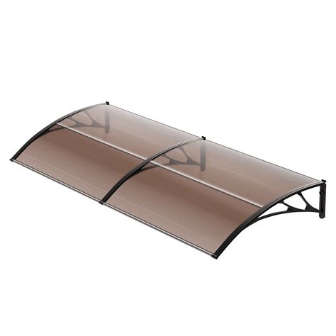 CZMDZH Awning for Doors,Modern Polycarbonate Front Door Canopy, Patio