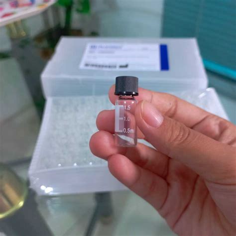 jual botol vial glass kaca  ml clear botol sample vial  ml shopee
