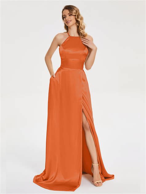 Sexy Satin Bridesmaid Dresses 40+ Colours Available | Cicinia.co.uk
