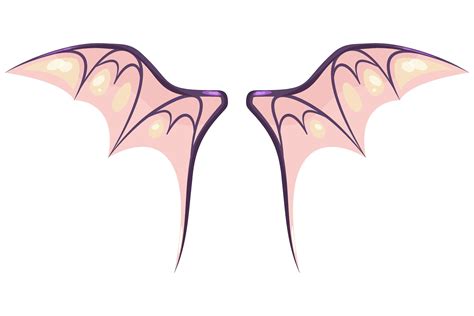 Colorful Dragon Wings Isolated on White Graphic by pch.vector · Creative Fabrica