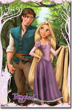 Tangled – Rapunzel Movie Poster 22x34 RP6234 – Mason City Poster Company