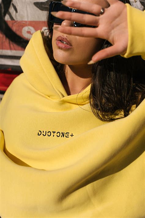 Yellow Hoodie - Duotone
