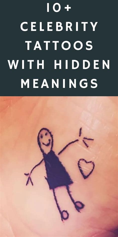 10 celebrity tattoos with hidden meanings – Artofit