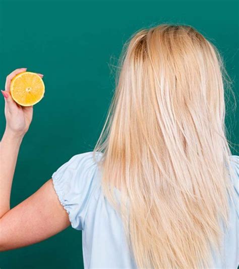 lighten hair  lemon juice  steps  golden hair lemon