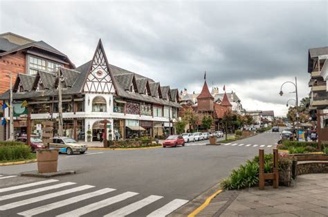 Ruas Rio Grande Do Sul - Street and Architecture of Gramado City - Gramado, Rio Grande Do Sul ...