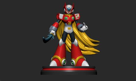 🐉 Megaman - Zero・ STL File for 3D printing・Cults