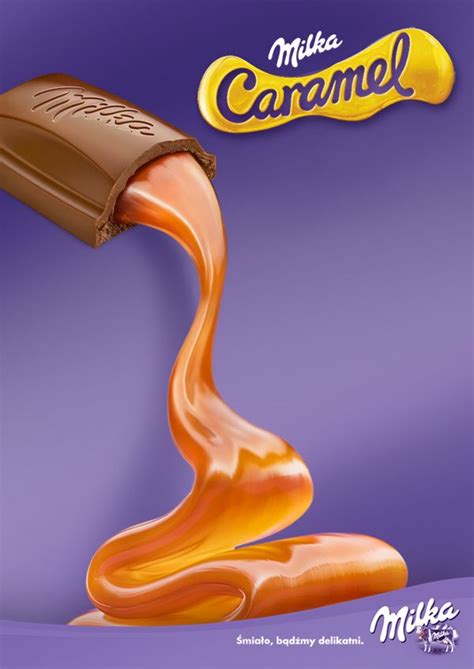 Milka Caramel by Wolowski and Partners Studio, via Behance | Chocolate ...