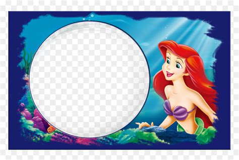 Little Mermaid Invitation Template, HD Png Download - vhv