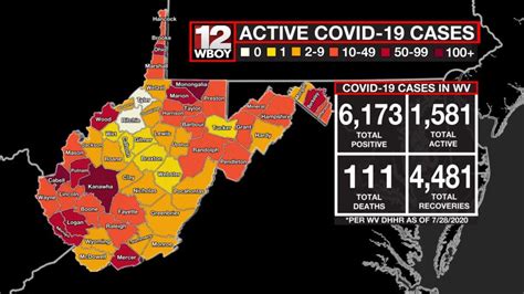 UPDATE: WV DHHR announces 54 new COVID-19 cases, 3 additional deaths in ...