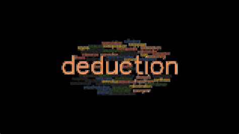 deduction synonyms  related words    word