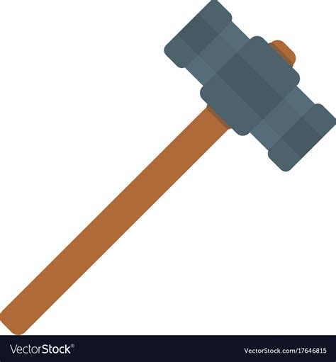 sledgehammer royalty  vector image vectorstock
