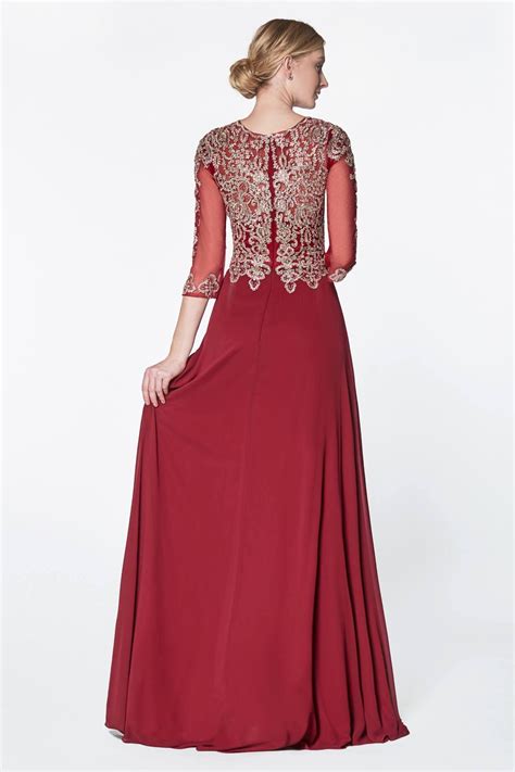 Long Formal Dress Mother of the Bride Gown - The Dress Outlet