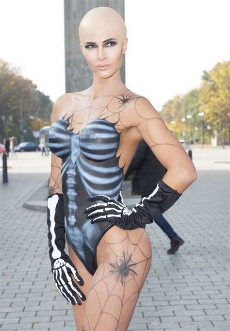 body painting halloween costumes