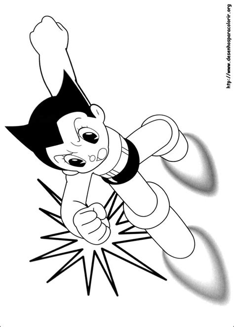 Astro Boy para colorir