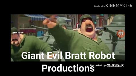 Giant Evil Bratt Robot Productions Logo (2012) - YouTube