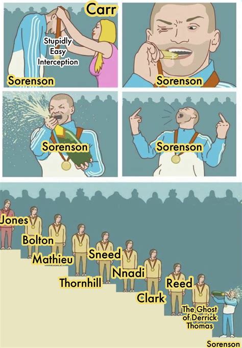 Couldn’t help picturing this as Dirty D celebrated on the sideline. 😂