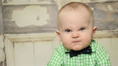 Grumpy Baby Becomes Instant Internet Sensation