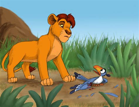 Mufasa Meets Zazu by chill13 on DeviantArt